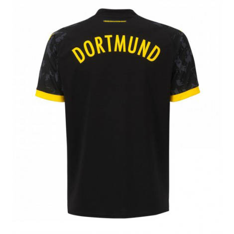 Borussia Dortmund Uit tenue Mensen 2023-24 Korte Mouw-1