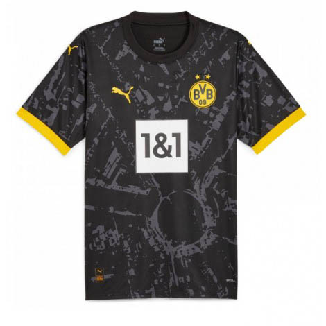 Borussia Dortmund Uit tenue Mensen 2023-24 Korte Mouw