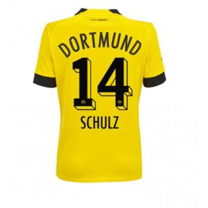 Dames Borussia Dortmund Nico Schulz #14 Thuis tenue 2022-23 Korte Mouw