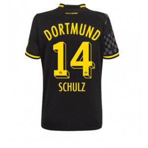 Dames Borussia Dortmund Nico Schulz #14 Uit tenue 2022-23 Korte Mouw