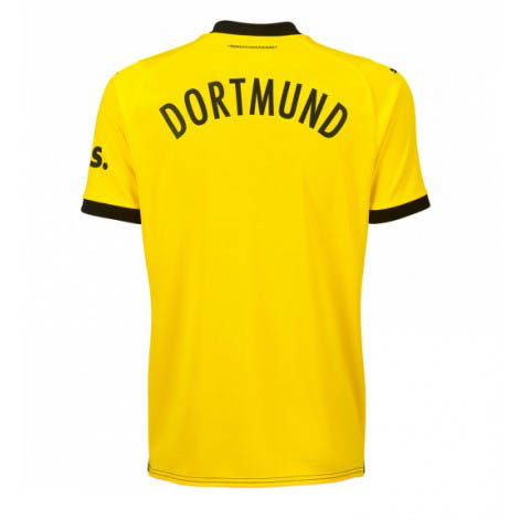 Dames Borussia Dortmund Thuis tenue 2023-24 Korte Mouw-1