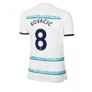 Dames Chelsea Mateo Kovacic #8 Uit tenue 2022-23 Korte Mouw