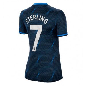 Dames Chelsea Raheem Sterling #7 Uit tenue 2023-24 Korte Mouw