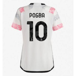 Dames Juventus Paul Pogba #10 Uit tenue 2023-24 Korte Mouw