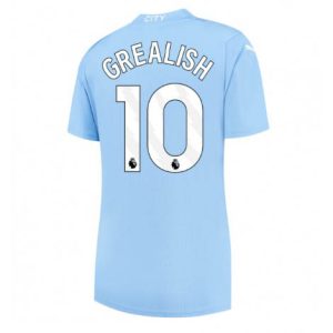 Dames Manchester City Jack Grealish #10 Thuis tenue 2023-24 Korte Mouw
