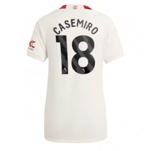 Dames Manchester United Casemiro #18 Derde tenue 2023-24 Korte Mouw