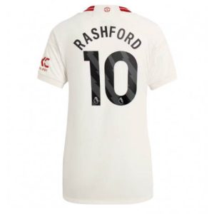 Dames Manchester United Marcus Rashford #10 Derde tenue 2023-24 Korte Mouw