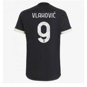 Juventus Dusan Vlahovic #9 Derde tenue Mensen 2023-24 Korte Mouw