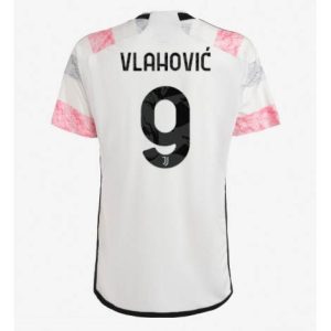 Juventus Dusan Vlahovic #9 Uit tenue Mensen 2023-24 Korte Mouw