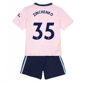 Kids Arsenal Oleksandr Zinchenko #35 Derde tenue 2022-23 Korte Mouw (+ Korte broeken)
