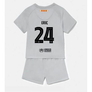 Kids Barcelona Eric Garcia #24 Derde tenue 2022-23 Korte Mouw (+ Korte broeken)