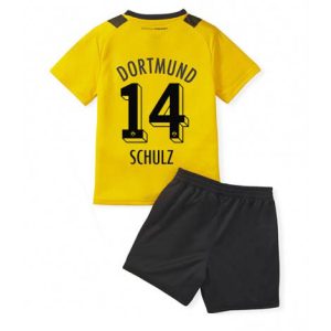 Kids Borussia Dortmund Nico Schulz #14 Thuis tenue 2022-23 Korte Mouw (+ Korte broeken)