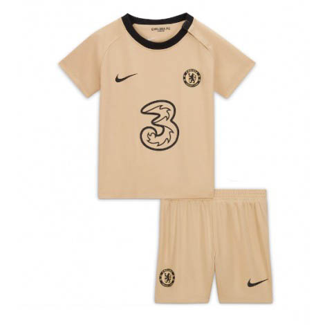 Kids Chelsea Derde tenue 2022-23 Korte Mouw (+ Korte broeken)