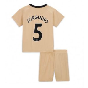 Kids Chelsea Jorginho #5 Derde tenue 2022-23 Korte Mouw (+ Korte broeken)