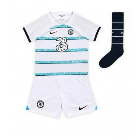 Kids Chelsea Jorginho #5 Uit tenue 2022-23 Korte Mouw (+ Korte broeken)-1
