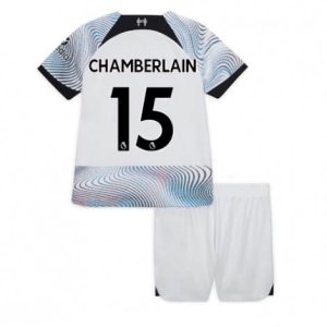 Kids Liverpool Chamberlain #15 Uit tenue 2022-23 Korte Mouw (+ Korte broeken)