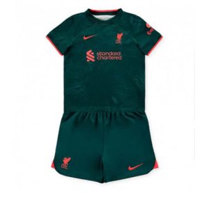Kids Liverpool Derde tenue 2022-23 Korte Mouw (+ Korte broeken)-1