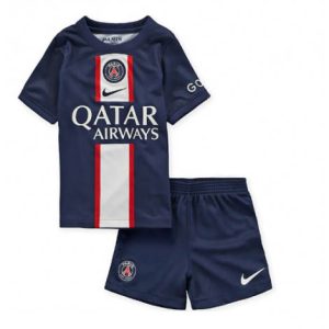 Kids Paris Saint-Germain Thuis tenue 2022-23 Korte Mouw (+ Korte broeken)