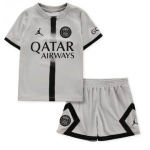 Kids Paris Saint-Germain Uit tenue 2022-23 Korte Mouw (+ Korte broeken)
