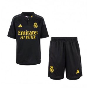 Kids Real Madrid Derde tenue 2023-24 Korte Mouw (+ Korte broeken)
