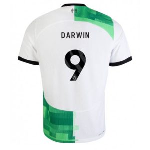 Liverpool Darwin Nunez #9 Uit tenue Mensen 2023-24 Korte Mouw
