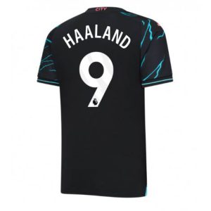 Manchester City Erling Haaland #9 Derde tenue Mensen 2023-24 Korte Mouw