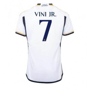 Real Madrid Vinicius Junior #7 Thuis tenue Mensen 2023-24 Korte Mouw