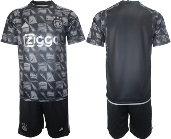 Ajax Derde tenue Voetbalshirts 2023-24 Korte Mouw (+ Korte broeken)