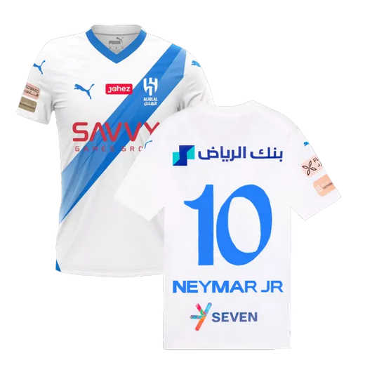 Al-Hilal Neymar Jr #10 Uit tenue Voetbalshirts 2023-24 Korte Mouw