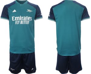 Arsenal Derde tenue Voetbalshirts 2023-24 Korte Mouw (+ Korte broeken)