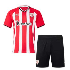 Athletic Bilbao Thuis tenue Mensen Voetbalshirts 2023-24 Korte Mouw (+ Korte broeken)