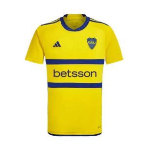 Boca Juniors Uit tenue Voetbalshirts 2023-24 Korte Mouw