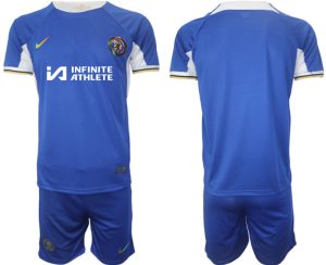 Chelsea Thuis tenue Voetbalshirts Infinite Athlete 2023-24 Korte Mouw (+ Korte broeken)