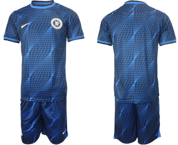 Chelsea Uit tenue Voetbalshirts 2023-24 Korte Mouw (+ Korte broeken)