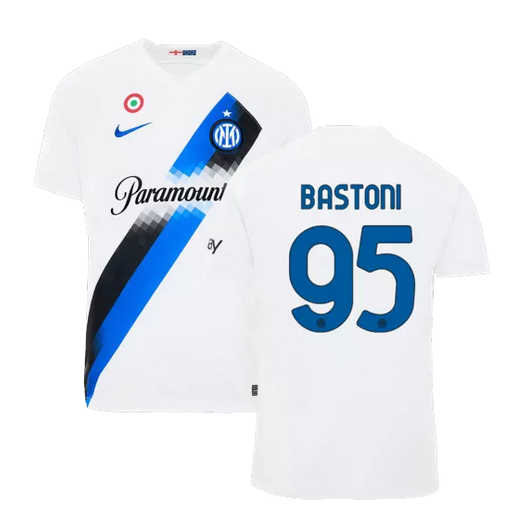 Inter Milan Alessandro Bastoni #95 Uit tenue Voetbalshirts 2023-24 Korte Mouw