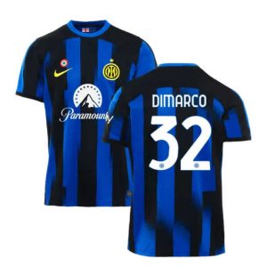 Inter Milan Federico Dimarco #32 Thuis tenue Voetbalshirts 2023-24 Korte Mouw