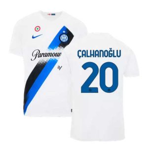 Inter Milan Hakan Calhanoglu #20 Uit tenue Voetbalshirts 2023-24 Korte Mouw