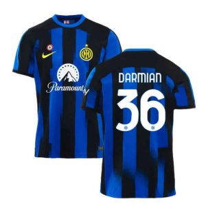 Inter Milan Matteo Darmian #36 Thuis tenue Voetbalshirts 2023-24 Korte Mouw