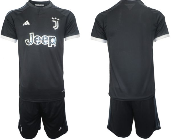 Juventus Derde tenue Voetbalshirts 2023-24 Korte Mouw (+ Korte broeken)