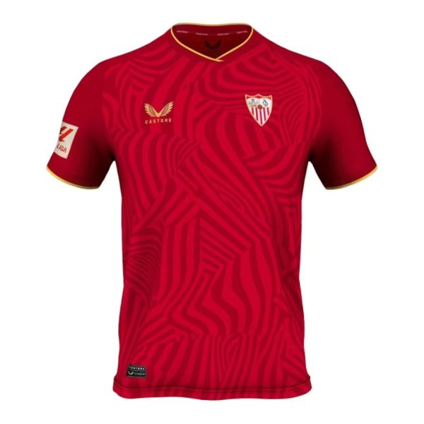 Sevilla FC Uit tenue Voetbalshirts 2023-24 Korte Mouw