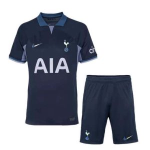 Tottenham Hotspur Uit tenue Mensen Voetbalshirts 2023-24 Korte Mouw (+ Korte broeken)