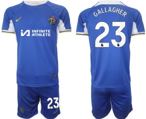 Chelsea Conor Gallagher #23 Thuis tenue Voetbalshirts 2023-24 Korte Mouw (+ Korte broeken)