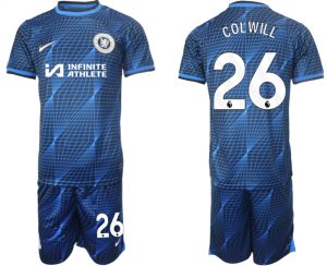 Chelsea Levi Colwill #26 Uit tenue Voetbalshirts 2023-24 Korte Mouw (+ Korte broeken)
