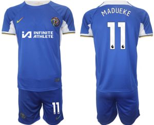 Chelsea Noni Madueke #11 Thuis tenue Voetbalshirts 2023-24 Korte Mouw (+ Korte broeken)