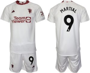 Manchester United Anthony Martial #9 Derde tenue Voetbalshirts 2023-24 Korte Mouw (+ Korte broeken)