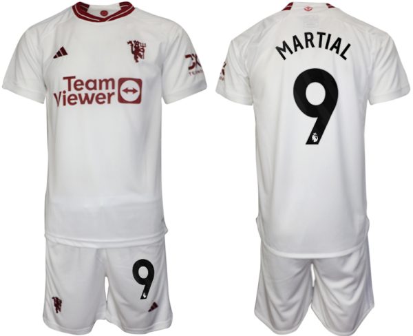 Manchester United Anthony Martial #9 Derde tenue Voetbalshirts 2023-24 Korte Mouw (+ Korte broeken)