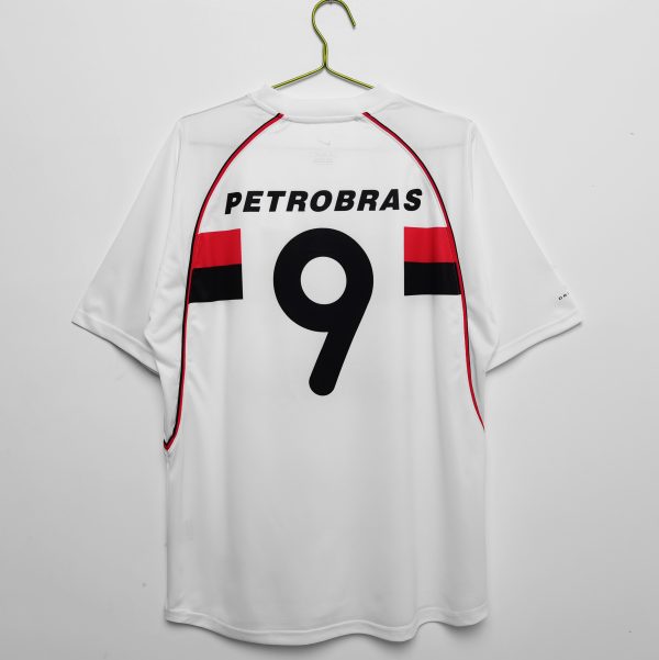 Retro 2002 Flamengo #9 Uit tenue Korte Mouw Voetbalshirts