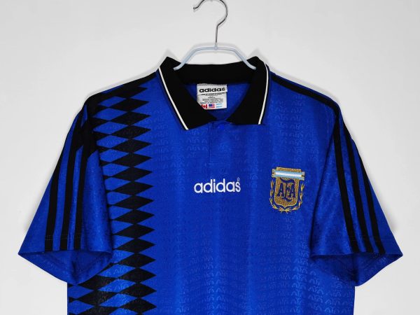 Argentinië 1994 Uit tenue Korte Mouw Retro Voetbalshirts-1
