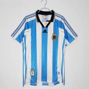 Argentinië 1998/99 Thuis tenue Korte Mouw Retro Voetbalshirts