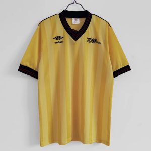 Arsenal 1983/86 Uit tenue Korte Mouw Retro Voetbalshirts